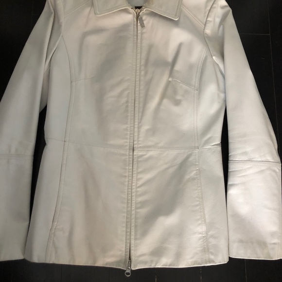White leather jacket - Picture 3 of 5
